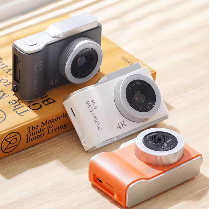 Retro Kids CCD Digital Camera For Kids Women Photo Toy Cam 4K Lens 16X Zoom Photography Video Recorder 5000W Pixel 128G Card